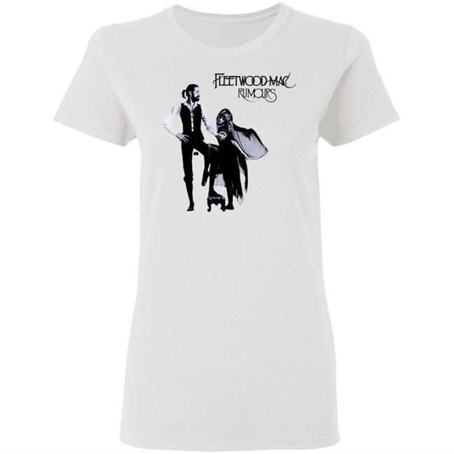 Fleetwood Mac Rumous Stevie Nick People White Shirt Fleetwood Mac Rumous Stevie Nick People White Shirt