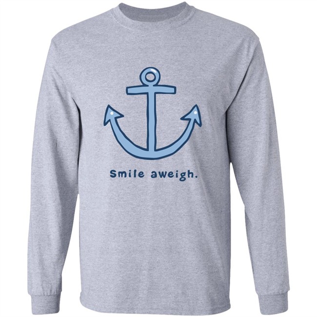 Life Is Good Smile Aweigh Vintage T Shirt Smile Aweigh Life Is Good Grey Shirts Life Is Good Smile Aweigh Vintage T Shirt Smile Aweigh Life Is Good Grey Shirts
