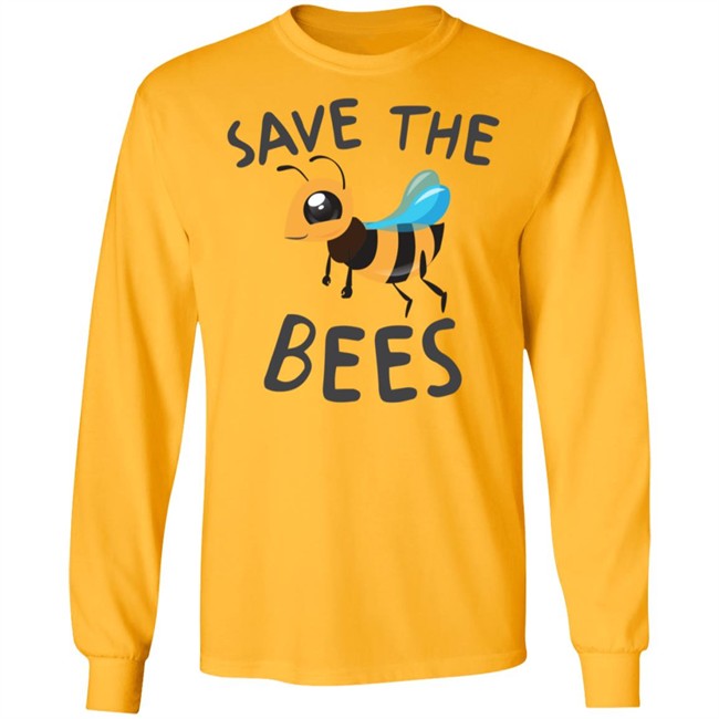Save The Bees Shirt Save The Bees Cartoon Cute White Shirt Save The Bees Shirt Save The Bees Cartoon Cute White Shirt