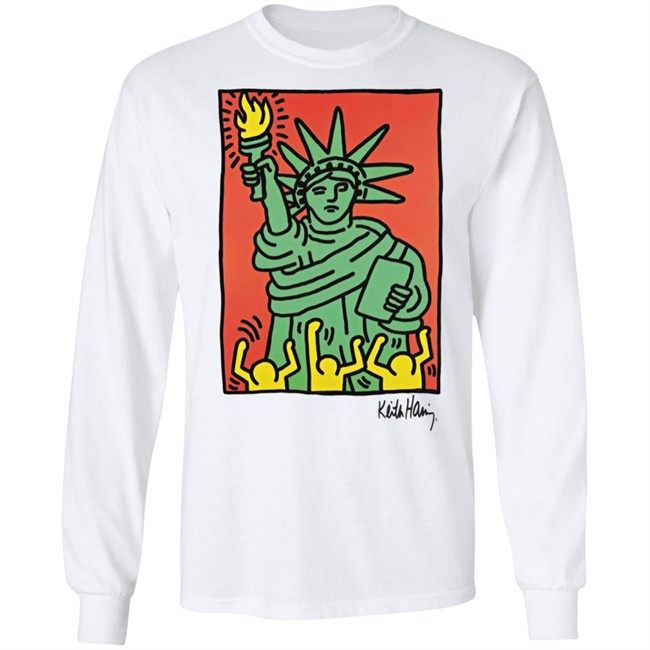 Keith Haring Shirt Poshmark Keith Haring Statue of Liberty Tee White shirt Keith Haring Shirt Poshmark Keith Haring Statue of Liberty Tee White shirt