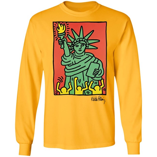 Keith Haring Shirt Poshmark Keith Haring Statue of Liberty Tee White shirt Keith Haring Shirt Poshmark Keith Haring Statue of Liberty Tee White shirt