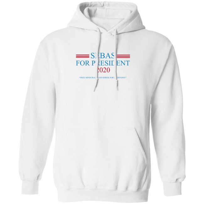 Baylen Levine Merch Sebas for President Heather Grey Long Sleeve Baylen Levine Merch Sebas for President Heather Grey Long Sleeve