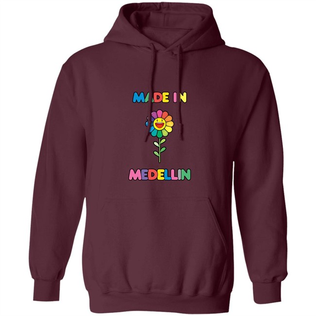 Jbalvin Made In Medellin Hoodie Made In Medellin Black Hooded Sweatshirt Jbalvin Made In Medellin Hoodie Made In Medellin Black Hooded Sweatshirt
