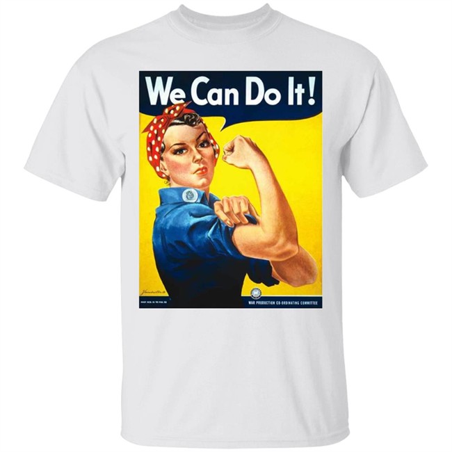 Rosie the Riveter We Can Do It White T-shirt