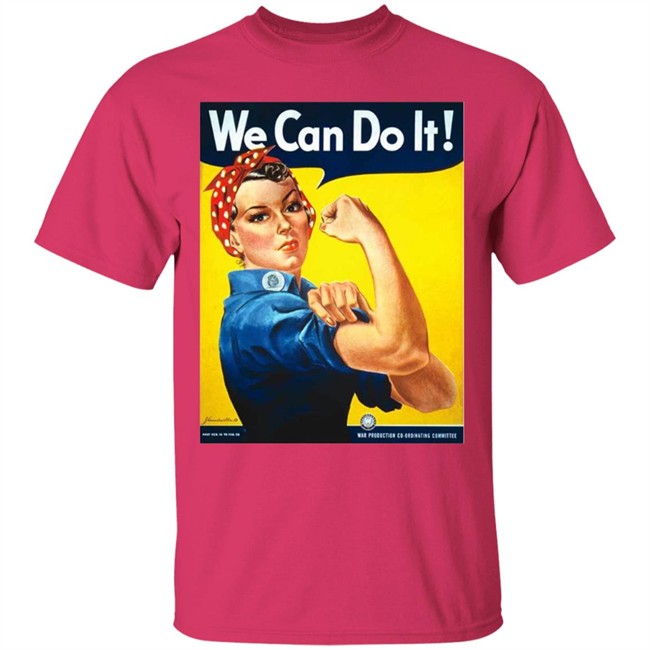 Rosie the Riveter We Can Do It White T-shirt Rosie the Riveter We Can Do It White T-shirt