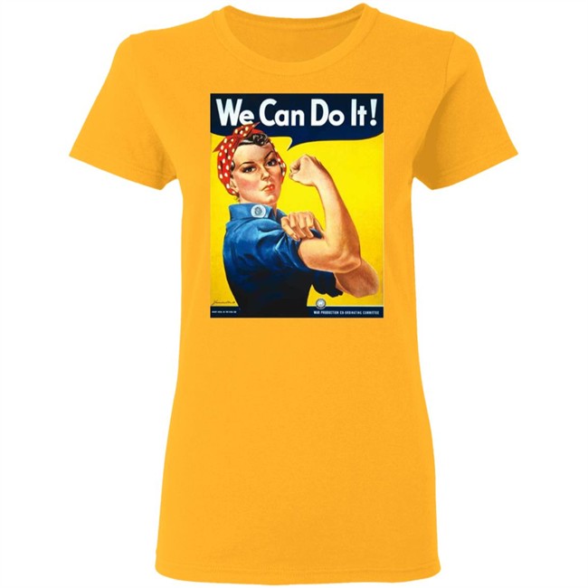 Rosie the Riveter We Can Do It White T-shirt Rosie the Riveter We Can Do It White T-shirt