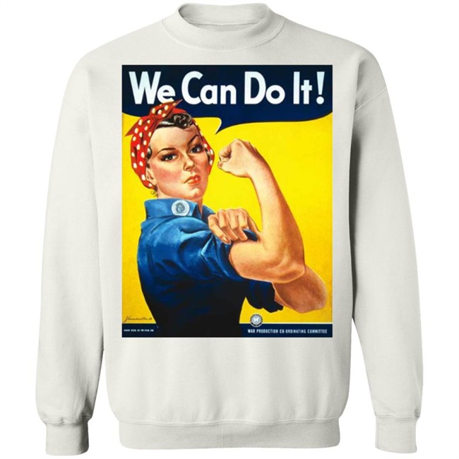 Rosie the Riveter We Can Do It White T-shirt Rosie the Riveter We Can Do It White T-shirt