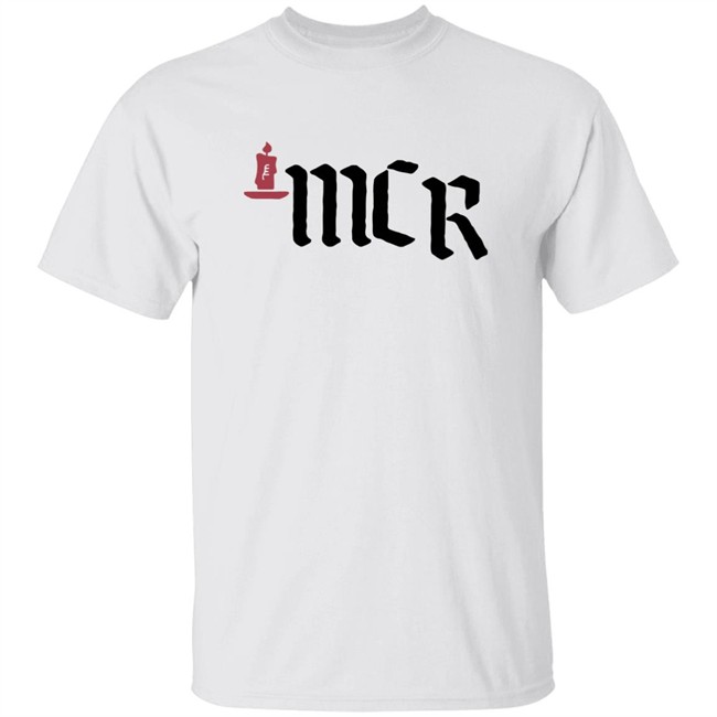 My Chemical Romance Candal Logo T Shirt Candal Logo White Shirts