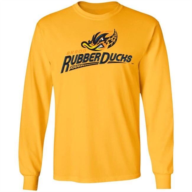 Akron Rubber Ducks Logo White Shirt Akron Rubber Ducks Logo White Shirt