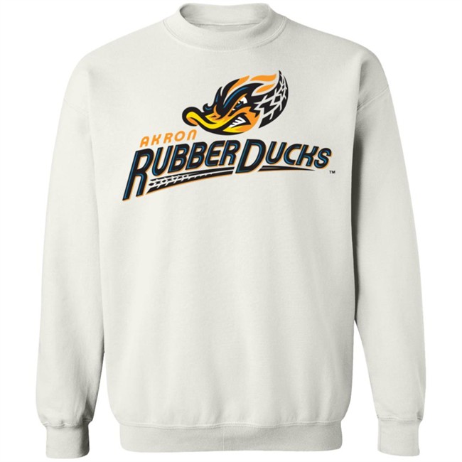 Akron Rubber Ducks Logo White Shirt Akron Rubber Ducks Logo White Shirt