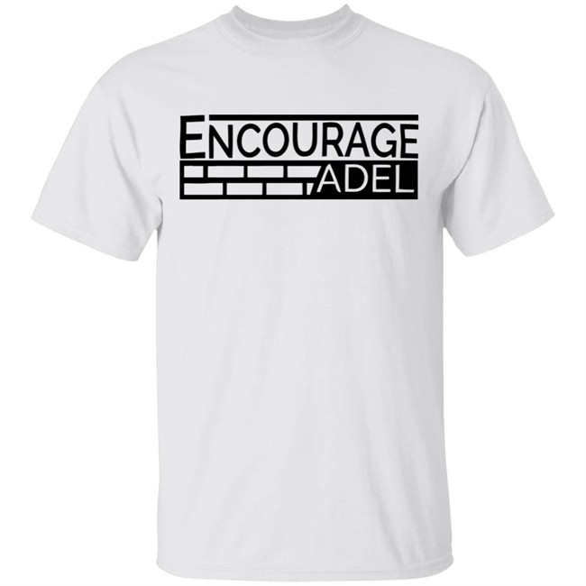 Iconic Apparel Encourage Adel Campaign Gray Shirt Iconic Apparel Encourage Adel Campaign Gray Shirt