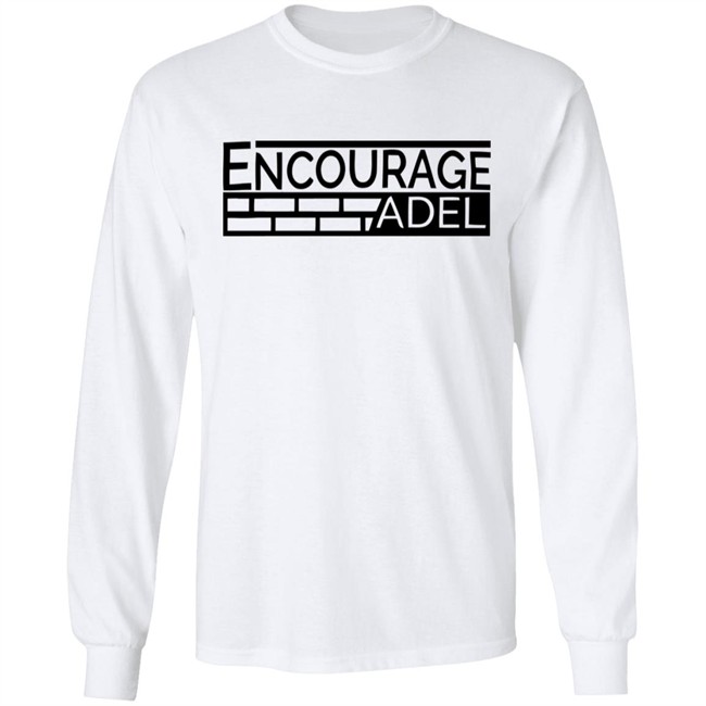 Iconic Apparel Encourage Adel Campaign Gray Shirt Iconic Apparel Encourage Adel Campaign Gray Shirt