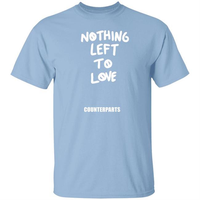 Counterparts Merch Nothing Left To Love Hoodie Counterparts Merch Nothing Left To Love Hoodie