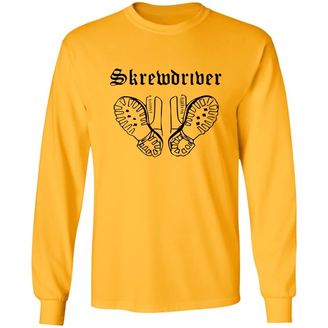 Skrewdriver Shirt Skrewdriver Boots and Braces Black T Shirt Skrewdriver Shirt Skrewdriver Boots and Braces Black T Shirt