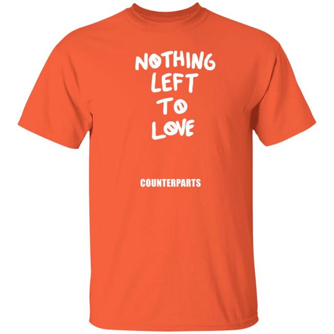 Counterparts Merch Nothing Left To Love Hoodie Counterparts Merch Nothing Left To Love Hoodie
