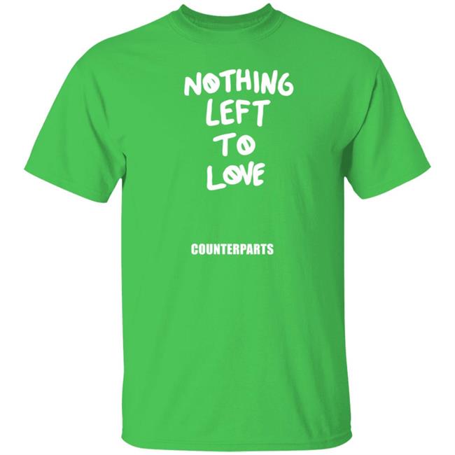 Counterparts Merch Nothing Left To Love Hoodie Counterparts Merch Nothing Left To Love Hoodie