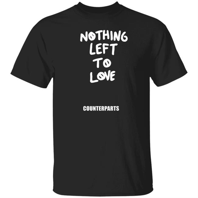 Counterparts Merch Nothing Left To Love Hoodie Counterparts Merch Nothing Left To Love Hoodie