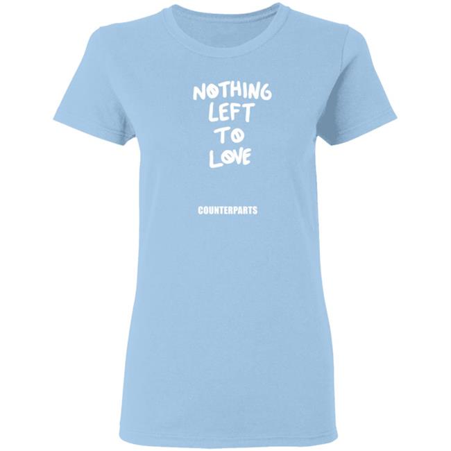 Counterparts Merch Nothing Left To Love Hoodie Counterparts Merch Nothing Left To Love Hoodie
