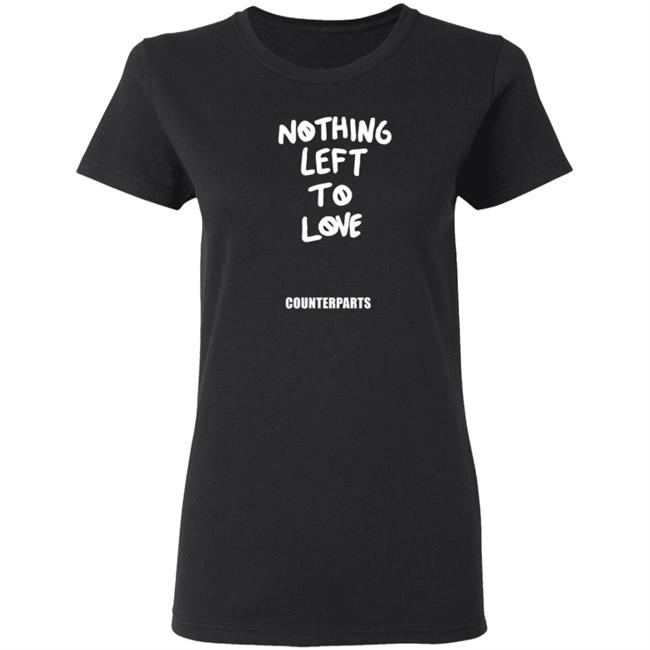 Counterparts Merch Nothing Left To Love Hoodie Counterparts Merch Nothing Left To Love Hoodie