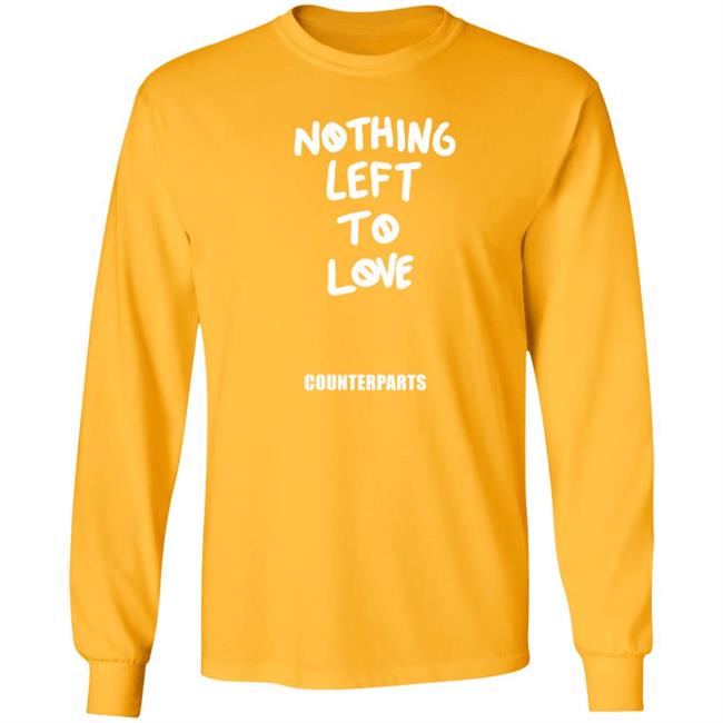 Counterparts Merch Nothing Left To Love Hoodie Counterparts Merch Nothing Left To Love Hoodie