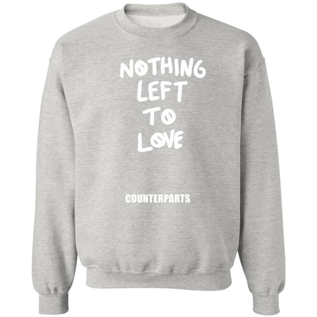 Counterparts Merch Nothing Left To Love Hoodie Counterparts Merch Nothing Left To Love Hoodie