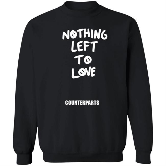 Counterparts Merch Nothing Left To Love Hoodie Counterparts Merch Nothing Left To Love Hoodie