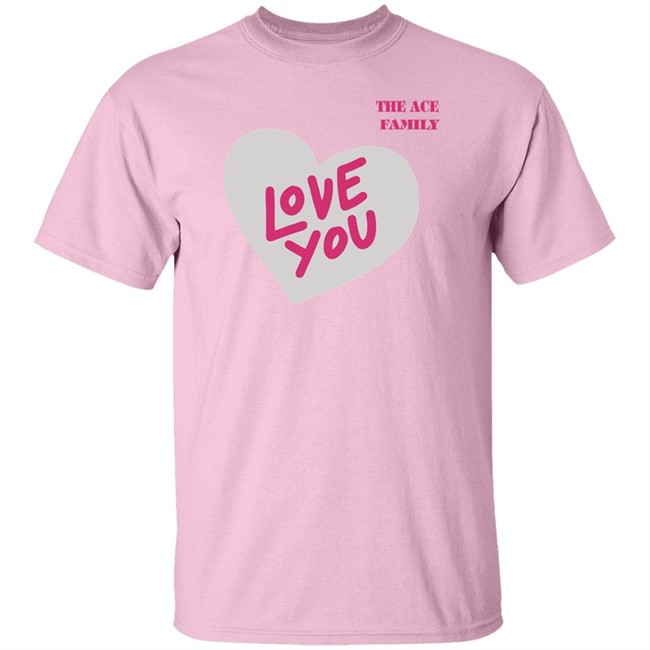 Shop Ace Family Love You Hoodie Love You Shop Ace Family Pink Hooded Sweatshirt Shop Ace Family Love You Hoodie Love You Shop Ace Family Pink Hooded Sweatshirt