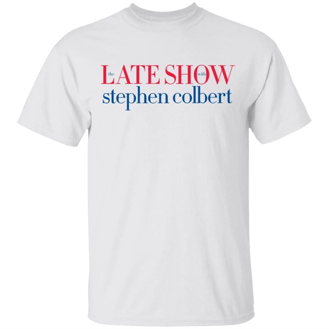 The Late Show With Stephen Colbert White Shirt