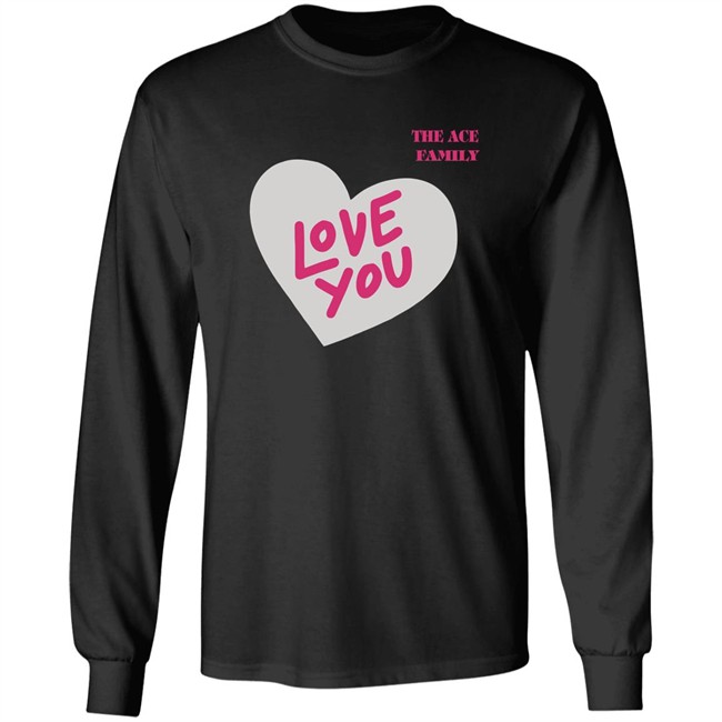 Shop Ace Family Love You Hoodie Love You Shop Ace Family Pink Hooded Sweatshirt Shop Ace Family Love You Hoodie Love You Shop Ace Family Pink Hooded Sweatshirt