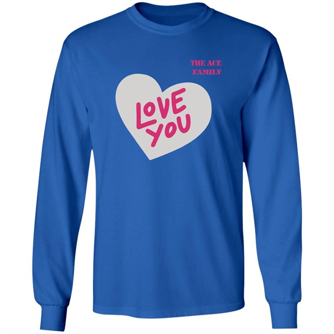 Shop Ace Family Love You Hoodie Love You Shop Ace Family Pink Hooded Sweatshirt Shop Ace Family Love You Hoodie Love You Shop Ace Family Pink Hooded Sweatshirt
