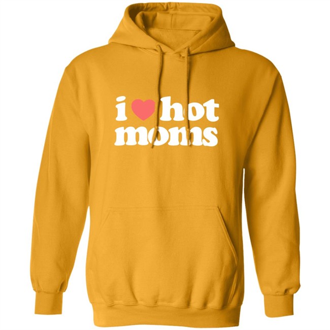 Danny Duncan I Heart Moms Hoodie I Heart Moms Danny Duncan Gold Hooded Sweatshirt