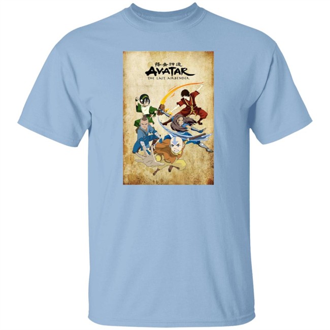 Avatar The Last Airbender Shirt Aang Katara Toph Beifong Sokka Zuko Avatar The Last Airbender Poster T Shirts Avatar The Last Airbender Shirt Aang Katara Toph Beifong Sokka Zuko Avatar The Last Airbender Poster T Shirts