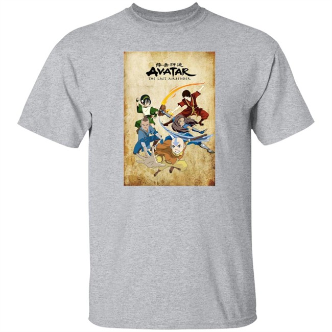 Avatar The Last Airbender Shirt Aang Katara Toph Beifong Sokka Zuko Avatar The Last Airbender Poster T Shirts Avatar The Last Airbender Shirt Aang Katara Toph Beifong Sokka Zuko Avatar The Last Airbender Poster T Shirts