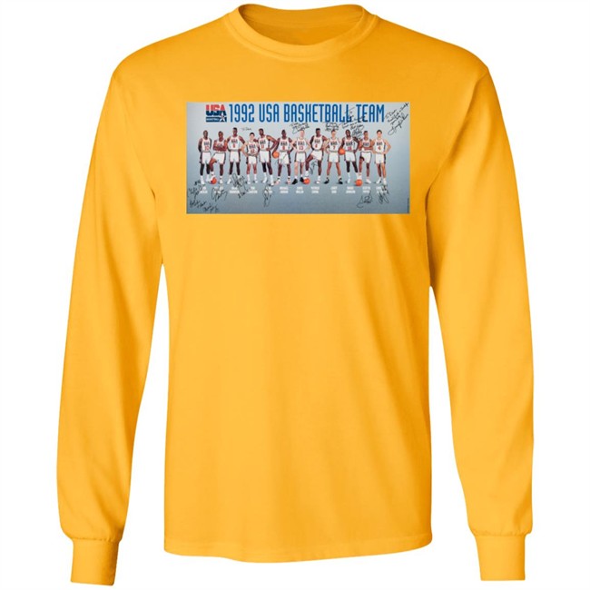 Dream Team T Shirt 1992 Dream Team Signed White Shirts Dream Team T Shirt 1992 Dream Team Signed White Shirts