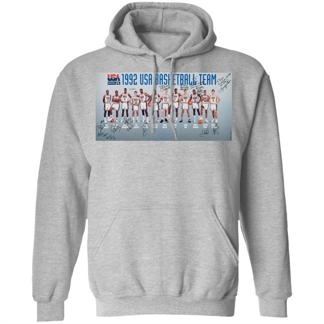 Dream Team T Shirt 1992 Dream Team Signed White Shirts Dream Team T Shirt 1992 Dream Team Signed White Shirts