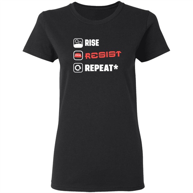 Carousel Of Products Rise Resist Repeat T Shirt Carousel Of Products Rise Resist Repeat T Shirt
