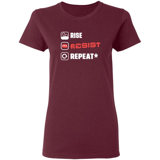 Carousel Of Products Rise Resist Repeat T Shirt Carousel Of Products Rise Resist Repeat T Shirt