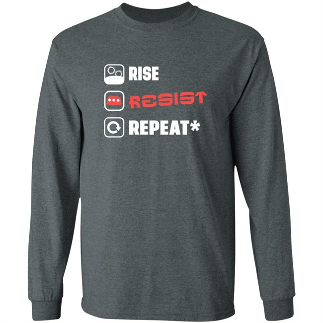 Carousel Of Products Rise Resist Repeat T Shirt Carousel Of Products Rise Resist Repeat T Shirt