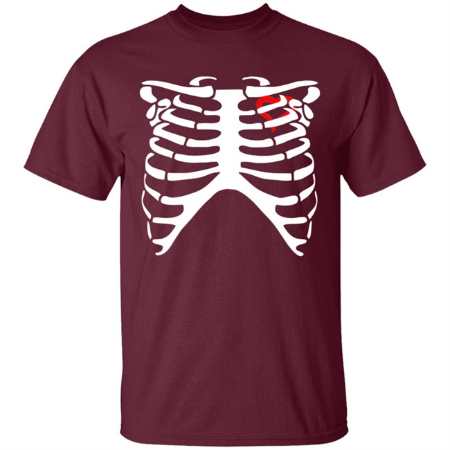 Diy Skeleton Heart T Shirt Halloween Skeleton Heart Shirt Diy Skeleton Heart T Shirt Halloween Skeleton Heart Shirt