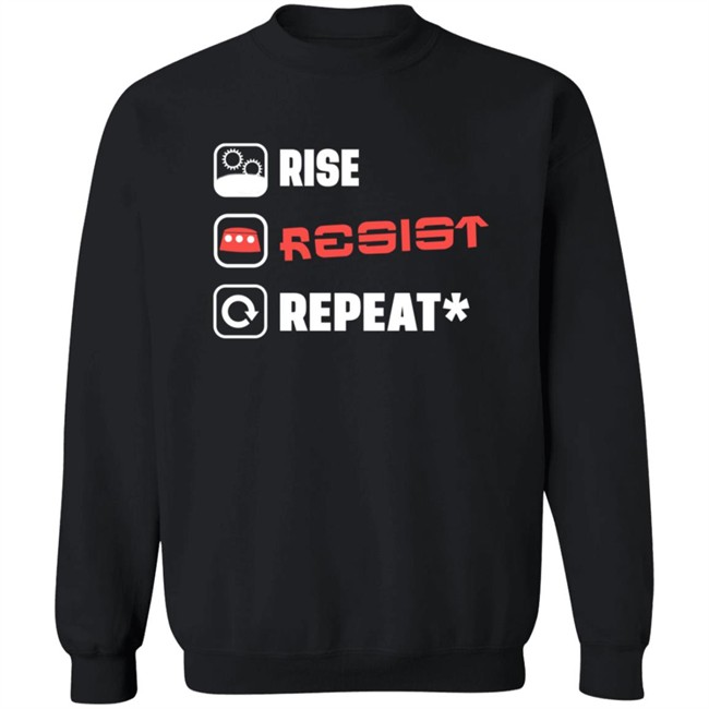 Carousel Of Products Rise Resist Repeat T Shirt Carousel Of Products Rise Resist Repeat T Shirt