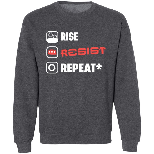 Carousel Of Products Rise Resist Repeat T Shirt Carousel Of Products Rise Resist Repeat T Shirt