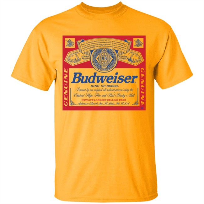Vintage Junk Food Budweiser White T Shirt Vintage Junk Food Budweiser White T Shirt