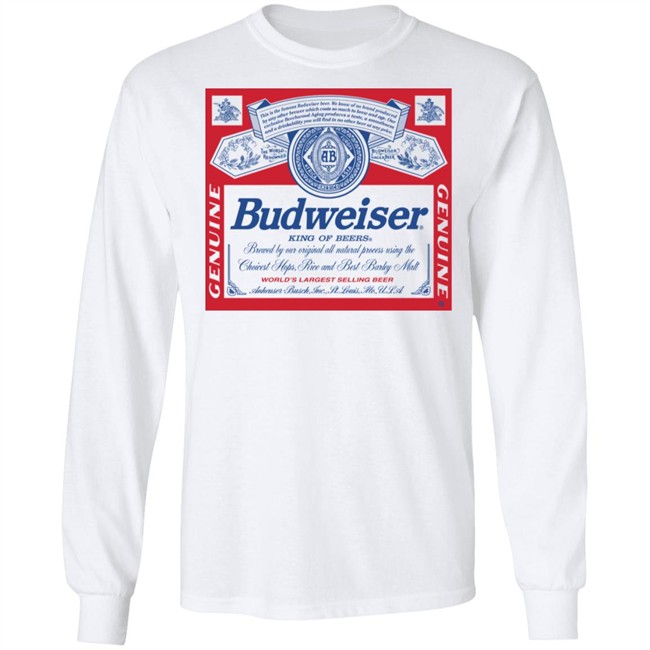 Vintage Junk Food Budweiser White T Shirt Vintage Junk Food Budweiser White T Shirt