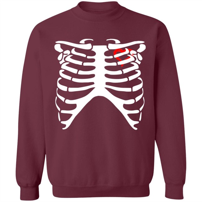 Diy Skeleton Heart T Shirt Halloween Skeleton Heart Shirt Diy Skeleton Heart T Shirt Halloween Skeleton Heart Shirt