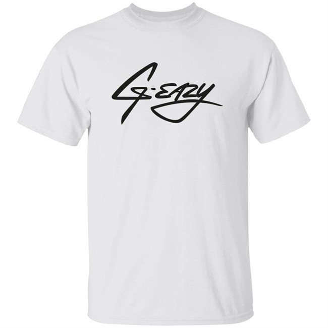 G Eazy Signature T Shirt Signature G Eazy White Shirts
