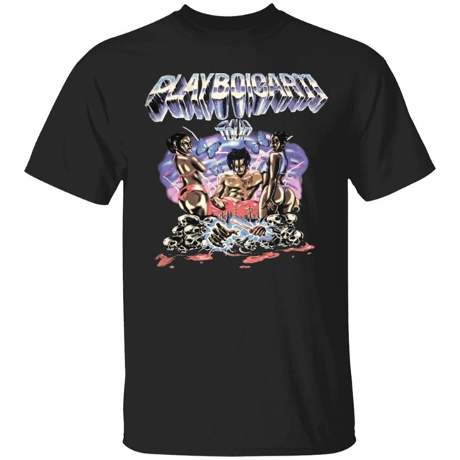Playboi Carti Shirt Tour Tee Black Shirt