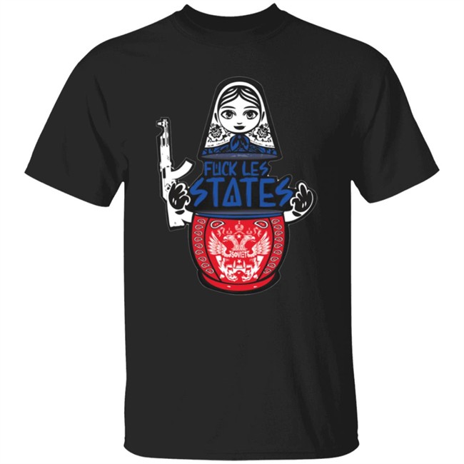 Magic Custom Tovaritch Noir Fuck Les States Shirt Tovaritch Noir Fuck Les States Magic Custom Black T Shirt
