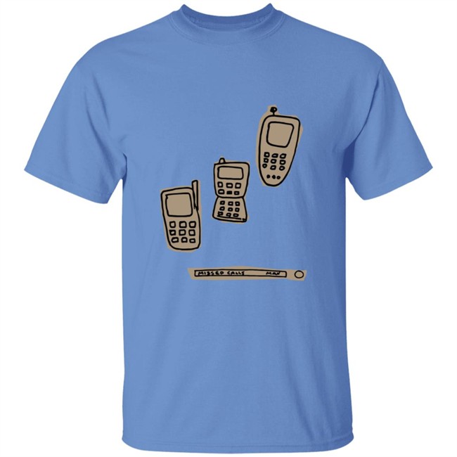 Max Merch Blueberry MISSED CALLS T SHIRT Max Merch Blueberry MISSED CALLS T SHIRT
