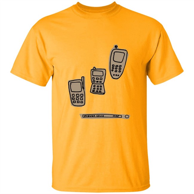 Max Merch Blueberry MISSED CALLS T SHIRT Max Merch Blueberry MISSED CALLS T SHIRT