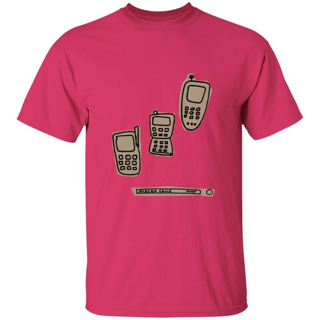 Max Merch Blueberry MISSED CALLS T SHIRT Max Merch Blueberry MISSED CALLS T SHIRT